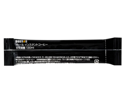 【送料無料】【お届けまで約1ヶ月】【お試し商品】濃いめブラック(焦がし風味) ドトールコーヒー インスタント スティックコーヒー 10杯分/ゆうメール