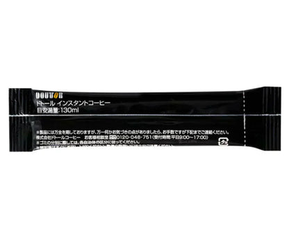 【送料無料】【濃いめブラック(焦がし風味)】ドトールコーヒー インスタント スティックコーヒー 約50杯分(48-51本)/ゆうパケット